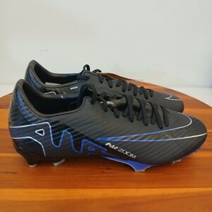 Nike Soccer Cleats Mens 6.5 Black Mercurial Zoom Vapor 15 Academy Shoes DJ5631‎